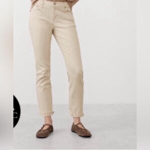 Banana Republic Beige Girlfriend Jean.